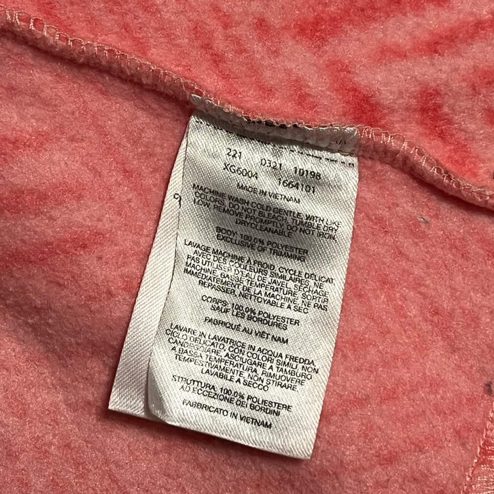 Columbia Coral Chevron Fleece Jacket Girls Medium - Picture 5 of 13